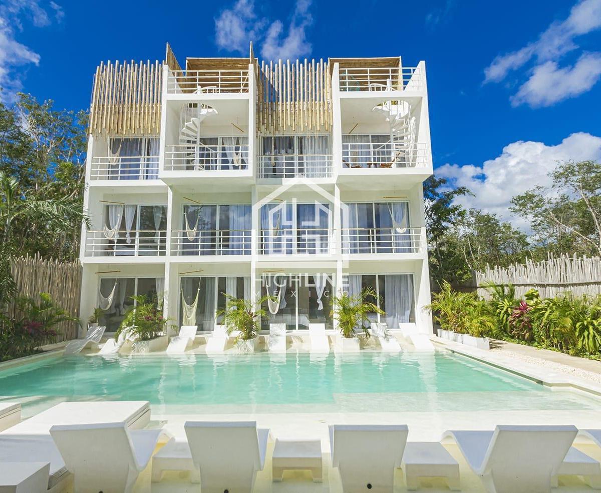 Studio Apartment for Sale in Tulum with Pool and Terrace