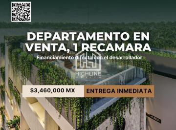 Departamento · 56m² · 1 Recámara · 1 Estacionamiento · Departamento Terminado de 1 Recamara en Tulum
