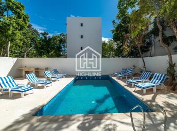 Departamento · 76m² · 2 Recámaras · 1 Estacionamiento · Precio Rebajado Departamento en Tulum Amueblado 2 Habitaciones con Alberca y en Residencial Privado