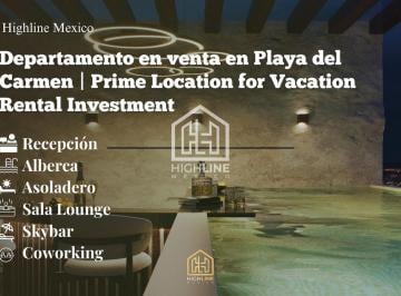Departamento · 50m² · 1 Recámara · 1 Estacionamiento · Departamento en Venta en Playa del Carmen | Prime Location For Vacation Rental Investment.