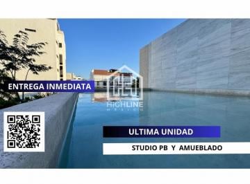 Departamento · 35m² · 1 Estacionamiento · Estudio en Venta Playa del Carmen Amueblado Cerca 5ta Av Listo Para Rentar Airbnb