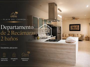 Departamento · 86m² · 2 Recámaras · 1 Estacionamiento · Departamento de 2 Recámaras en Playa del Carmen | Precio de Oportunidad