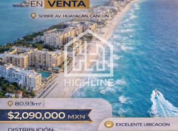 Departamento · 80m² · 3 Recámaras · 2 Estacionamientos · Departamento en Venta 3 Recámaras | 80.93 m² | Cancún