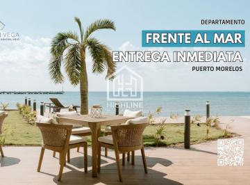 Departamento · 61m² · 1 Recámara · 1 Estacionamiento · Departamento 1 Recámara | Puerto Morelos | Entrega Inmediata | con Alberca