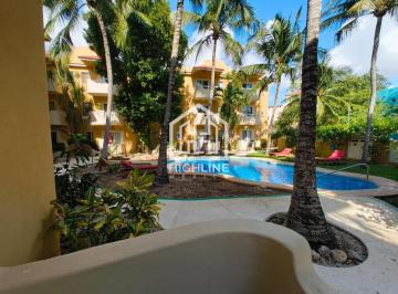 Departamento · 79m² · 2 Recámaras · Departamento en Playa del Carmen, 2 Habitaciones, con Terrzaza y Alberca, Playacar.