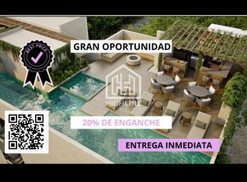 Departamento · 49m² · 1 Recámara · Departamento en Venta Playa del Carmen Entrega Inmediata con Financiamiento