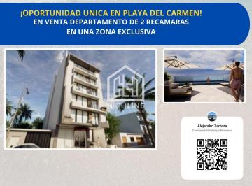 Departamento · 57m² · 2 Recámaras · 1 Estacionamiento · Departamento en Playa del Carmen