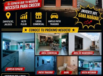 Local comercial , Zapotiltic · Venta de Terreno y Local Comercial en Zona Centro de Zapotiltic, Jalisco
