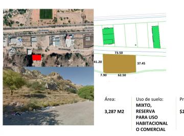 Terreno / Lote 3287m² Venta Proyecto Rio Sonora · Terreno en Venta de 3,287 m² en Proyecto Río Sonora en Hermosillo, Sonora.