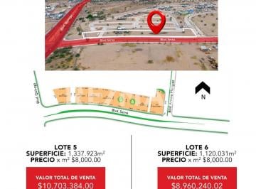 Terreno / Lote · 1337m² · Terreno Venta Al Poniente de Hermosillo