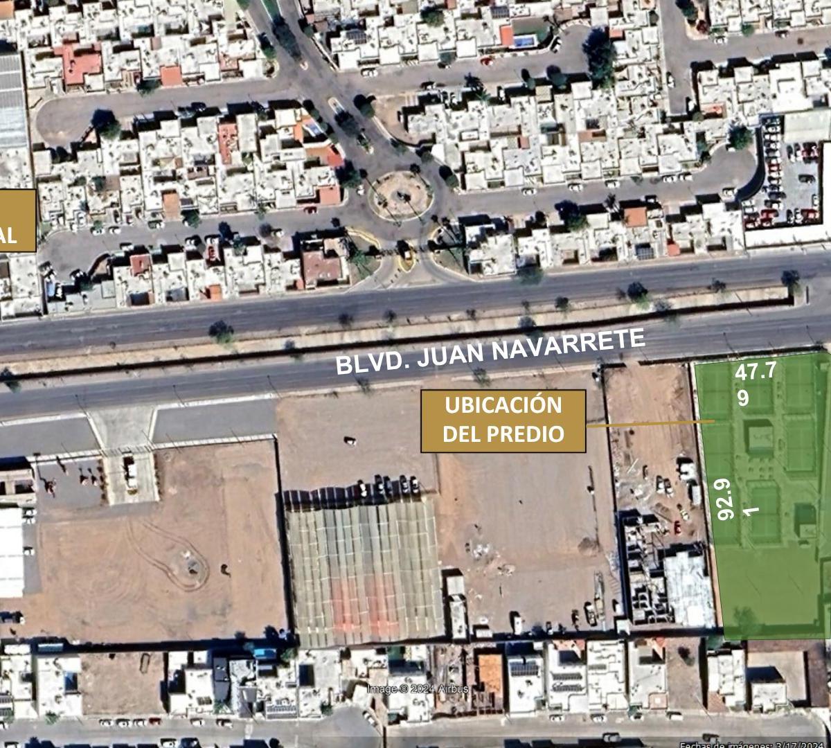 Land for Sale, 4,032 m&sup2;, Located on Blvd. Navarrete in Hermosillo, Sonora.
