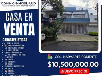 Casa de 2 habitaciones, Benito Juárez · Dominio Inmobiliario Propone en Venta Casa en Colonia Narvarte Poniente