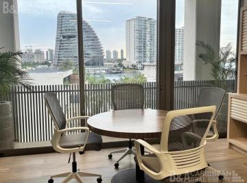Vista oficina · Oficina en Renta en Puerto Cancún, Piso Tres Networking Place, con Vista a La Marina