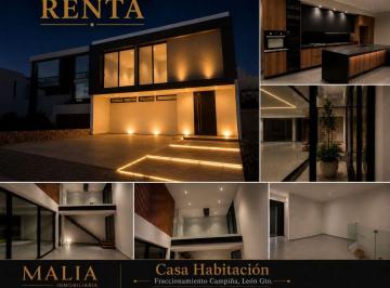 Casa de 3 habitaciones, León · Casa en Renta Fraccionamiento La Campiña Cluster Privado