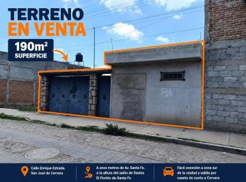 Terreno / Lote · 190m² · Terreno en San José de Cervera