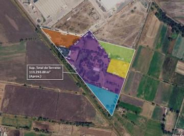 Terreno industrial , Teoloyucan · Venta Terreno Industrial Escriturado 11 Ha Atras Cpa de Cuautitlan y Chedraui Terreno Plano
