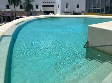Departamento de 1 habitación, Solidaridad · Loft Semiamueblado a Pasos de La Playa | Incluye Alberca y Estacionamiento Priva