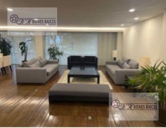 Departamento · 300m² · 3 Recámaras · 2 Estacionamientos · Departamento en Renta, Polanco Oportunidad Amueblado con Vigilancia 24hrs