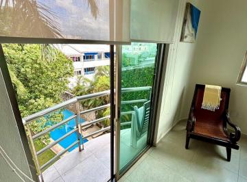 Departamento · 120m² · 2 Recámaras · 2 Estacionamientos · Departamento en Renta Amueblado en El Centro de Cancun Sm.44, Cancun, Q. Roo