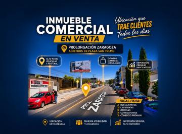 Local comercial , Aguascalientes · Inmueble Comercial en Venta Ubicación Premium Esquina Prolongación Zaragoza Al Norte