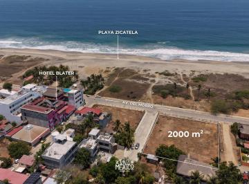Terreno / Lote · Terreno en Venta Frente a Av del Morro – Playa Zicatela, Puerto Escondido, Oaxaca