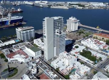 Departamento · 120m² · 2 Recámaras · 1 Estacionamiento · Departamento Amueblado en Renta en Torre Arista Veracruz | Vista Al Puerto