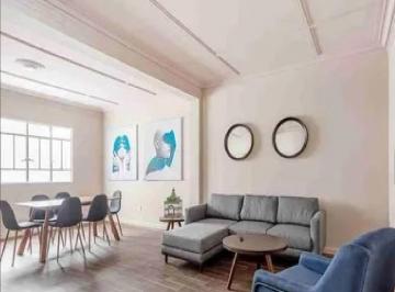 Departamento · 150m² · 3 Recámaras · Departamento en Renta Amueblado en Roma Norte Sobre Álvaro Obregón con Balcón y Servicios Incluidos