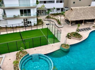 Departamento de 2 habitaciones, Bahía de Banderas · Depa Amueblado en Nevo Vallarta, Frente Al Canal, Cerca de Playa, 2 Recs