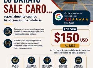 Oficina , Tijuana · Espacio de Trabajo Equipado en Zona Río por $150 Usd