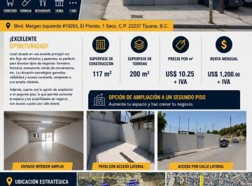 Local comercial , Tijuana · Local El Florido