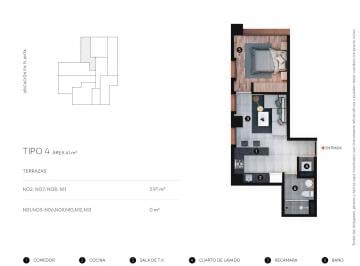 Departamento de 1 habitación, Guadalajara · Departamento en Oportunidad