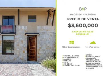 Casa de 3 habitaciones, León · Casa de 144 m² con 3 Recámaras en Venta en Hacienda Valbuena