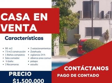 Casa en condominio de 2 habitaciones, Xochitepec · Casa en Venta - Fraccionamiento Solares, 62793, Morelos