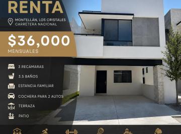 Casa de 3 habitaciones, Guadalupe · Casa en Renta | Montellán, Los Cristales | Carretera Nacional