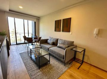 Departamento de 1 habitación, Cuauhtémoc · Roma Sur, Comodo Depa Amueblado y Equipado con Balcón, Vigilancia 24 Hrs