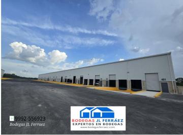 Bodega comercial de 1 habitación, Mérida · Bodegas de 300 m². y 400 m². en Complejo Nuevo Periferico Oriente/seguridad