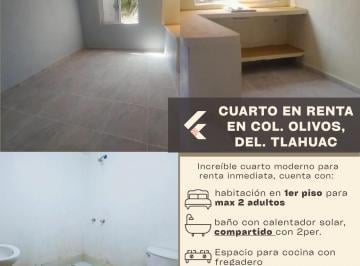 Departamento de 1 habitación, Tláhuac · Habitación en 1er Piso Para Max 2 Adultos, Cerca de Metro Olivos de La Linea 12