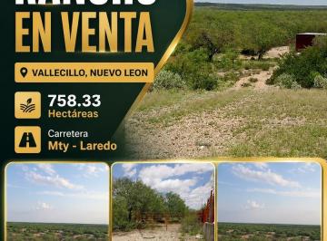 Rancho · 60ha · 3 Recámaras · Rancho en Venta - Vallecillo, Nuevo León.
