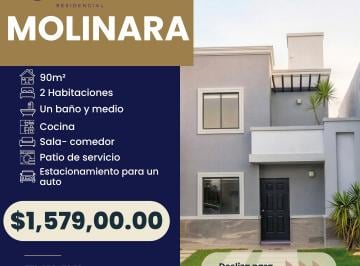 Casa de 2 habitaciones, Zempoala · Modelo Molinara