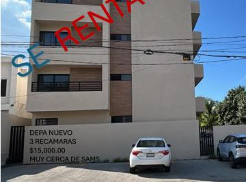 Departamento de 3 habitaciones, Tampico · Departamento Nuevo en Renta