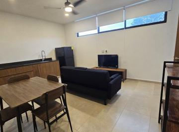 Departamento de 1 habitación, Mérida · Departamento de 1 Recámara, Amueblado, en Temozón.