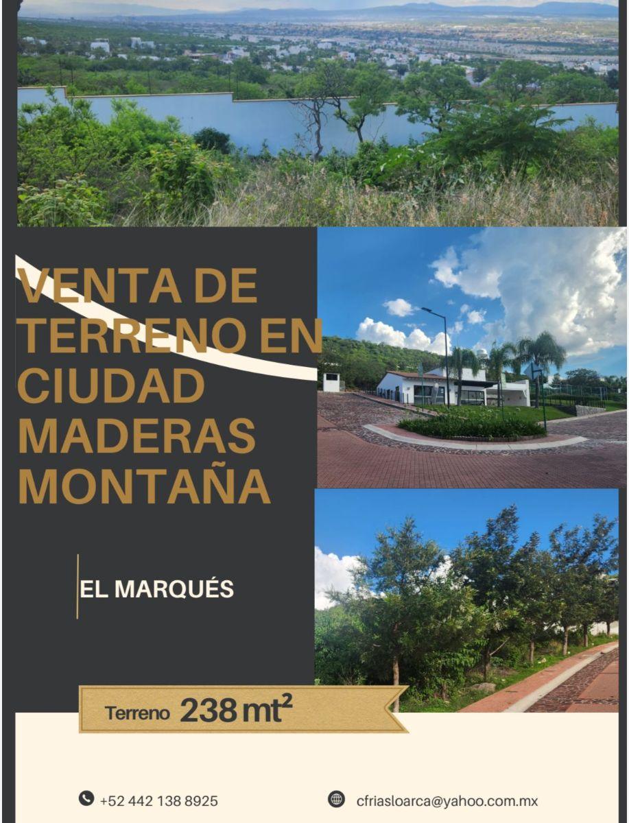 Land for Sale in Ciudad Maderas Montaña, Ideal for Building a House Starting at Just $1,100,000