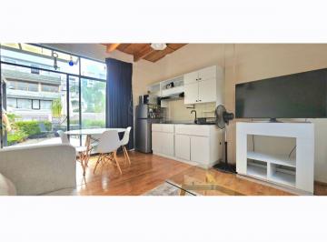 Departamento de 1 habitación, Cuauhtémoc · Espectacular Loft Amueblado con Terraza Privada y Servicios Incluidos en Condesa
