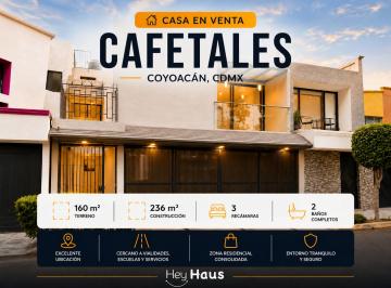 Casa de 3 habitaciones, Coyoacán · Casa en Venta en Cafetales, Coyoacán