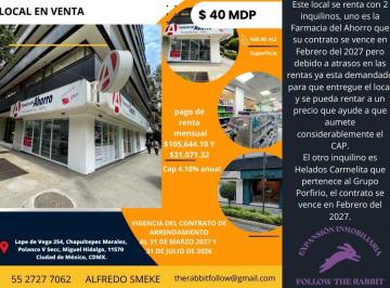 Local comercial · 168m² · Local en Venta en Polanco