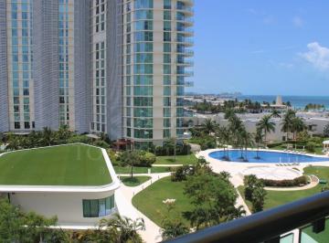 Departamento · 263m² · 3 Recámaras · 2 Estacionamientos · Departamento en Renta, Puerto Cancun, Novo Cancun, Cancun, Q. Roo.