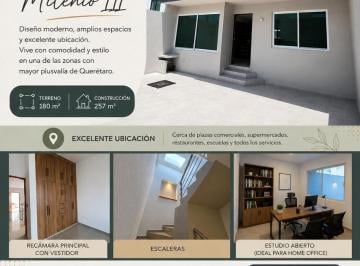 Casa de 3 habitaciones, Querétaro · Venta Casa Milenio III Senda del Amanecer 81