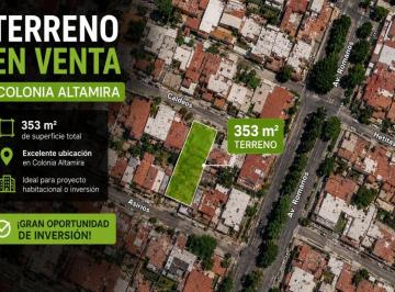 Terreno / Lote , Zapopan · Uno de Los Pocos Terrenos Disponibles en Altamira | 353 m² | Ideal Para Residencia Premium