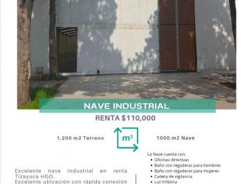 Nave industrial , Tizayuca · Nave Industrial de 1200 m² en Rentaparque Industrial Tizayuca