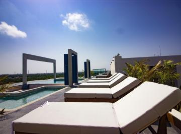 Departamento · 93m² · 2 Recámaras · 1 Estacionamiento · Departamento en Venta en Playa del Carmen con Rooftop en Monarca 28